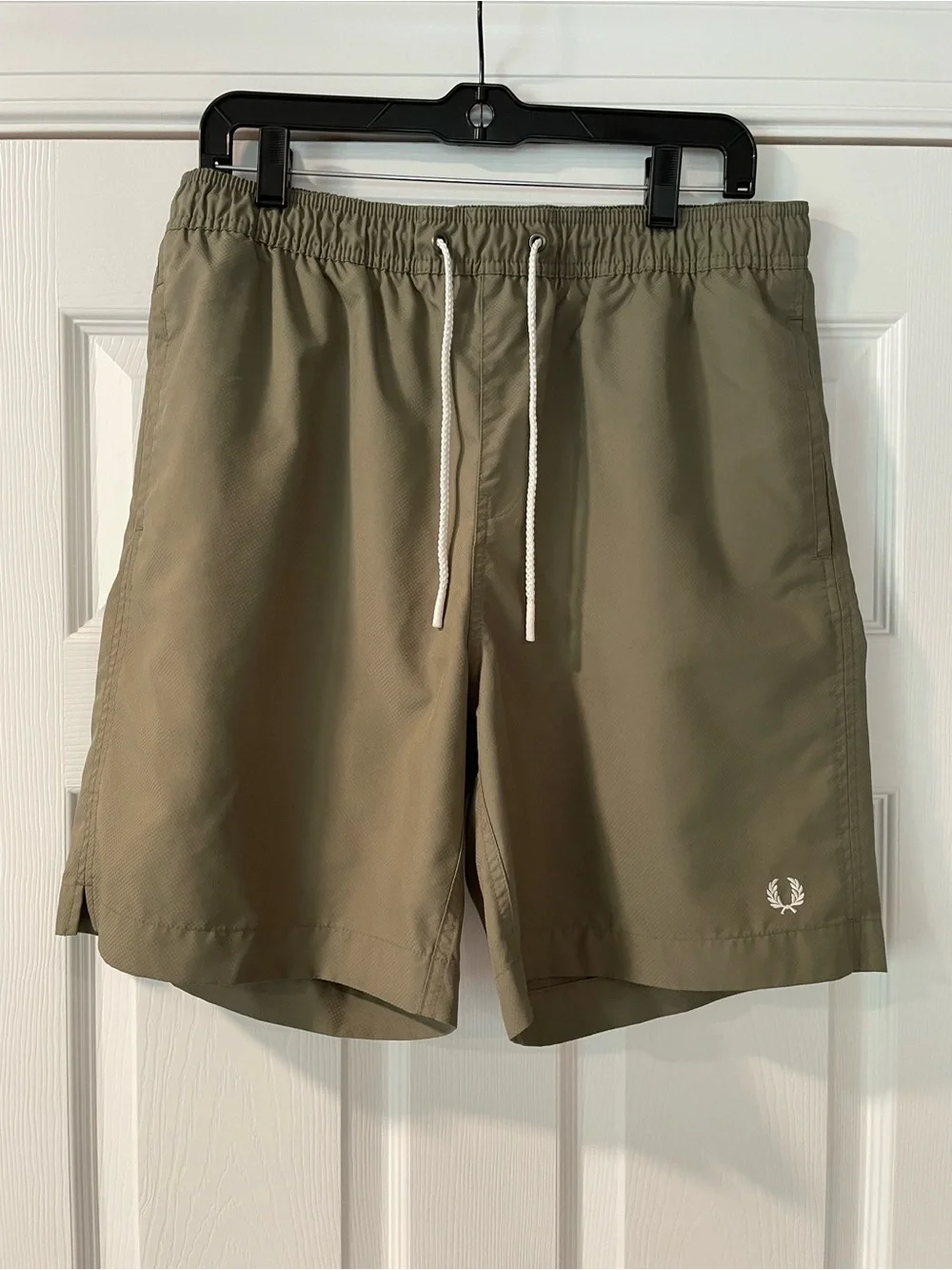 Fred Perry Swim Shorts Large Olive Green